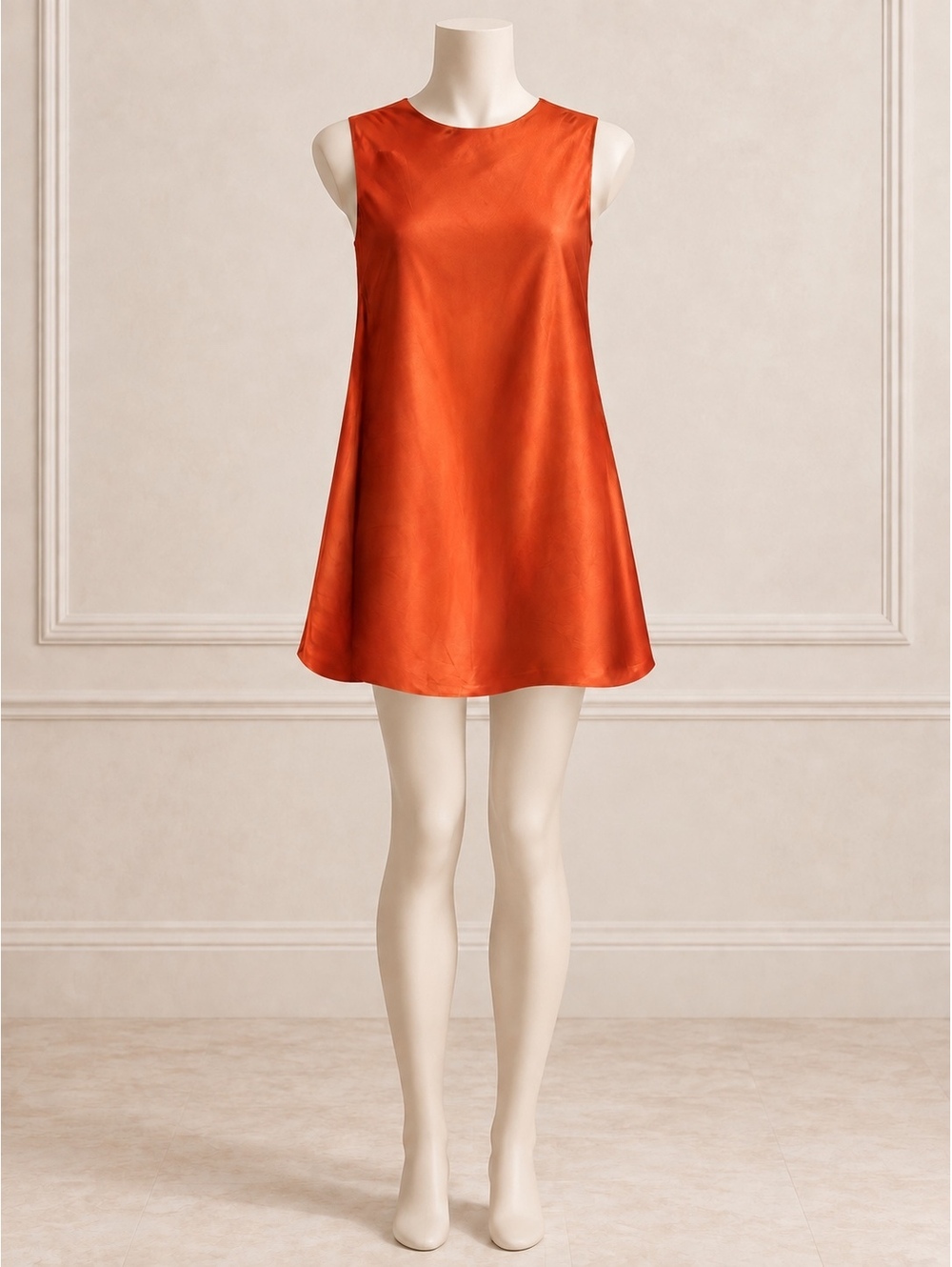 Burnt Orange Mini BR work dress - size 6